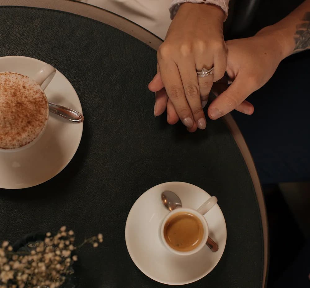 Café especial durante a viagem